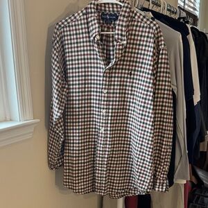 Ralph Lauren Men's Checkered Shirt - Red, White, Black